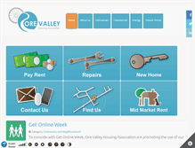 Tablet Screenshot of orevalleyha.org.uk